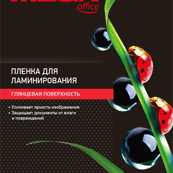 Пленка для ламинирования Promega office 80х110, 150мкм 100шт/уп.