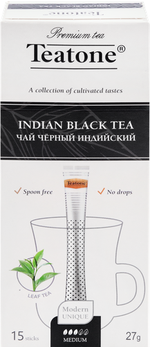 

Чай чёрный Teatone Индийский 15 стиков 27 г