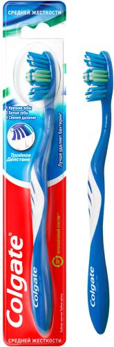 

Зубная щетка Colgate Тройное действие средней жесткости в ассортименте