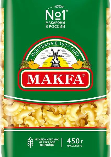Макароны Makfa Петушиные гребешки