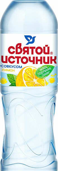 Вода питьевая Святой Источник Лимон негазированная