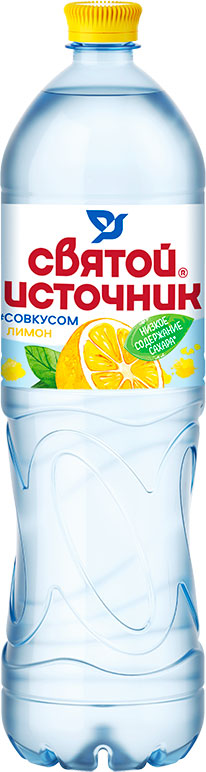 

Вода Святой источник питьевая лимон негазированная 1.5л