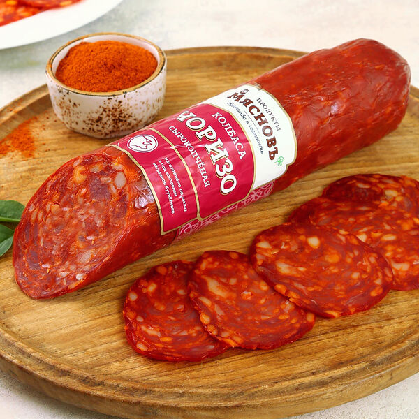 Колбаса Мясновъ Чоризо сырокопченая полусухая вес