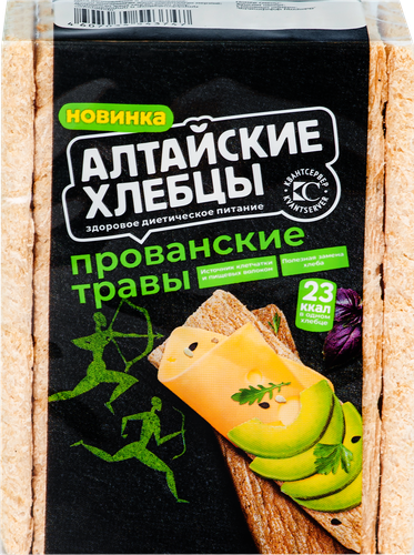 

Хлебцы Квантсервер Алтайские Прованские травы 75 г