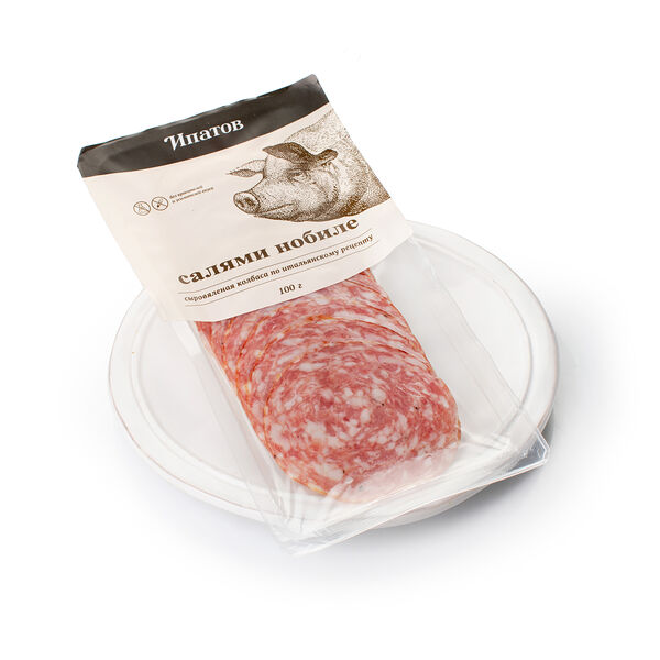 Колбаса сыровяленая полусухая Салями Нобиле