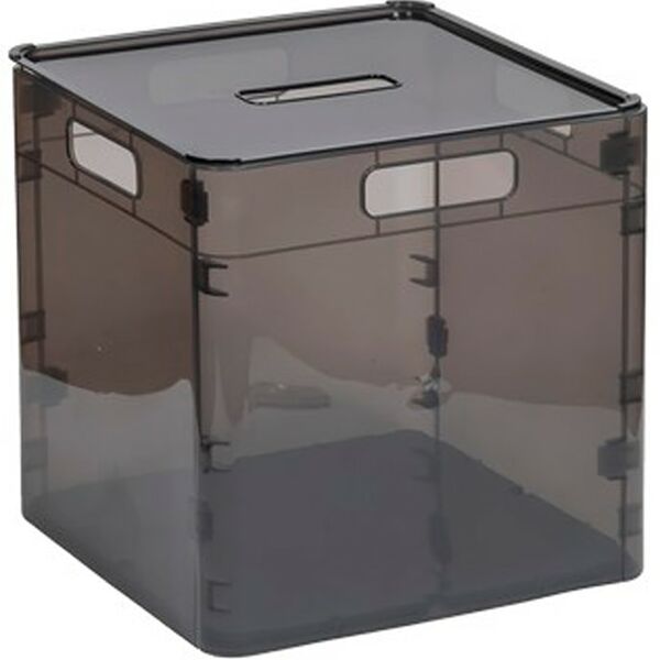 Ящик Violet сборный с крышкой 35л графит