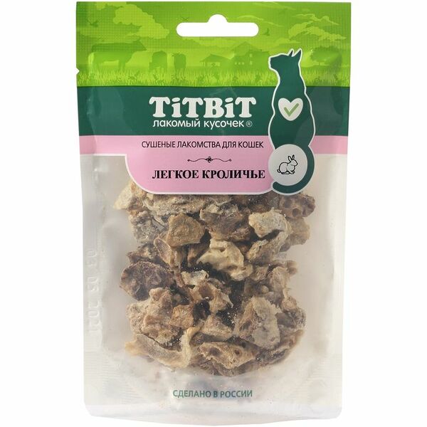 Лакомство для кошек Titbit легкие кролика 10 г