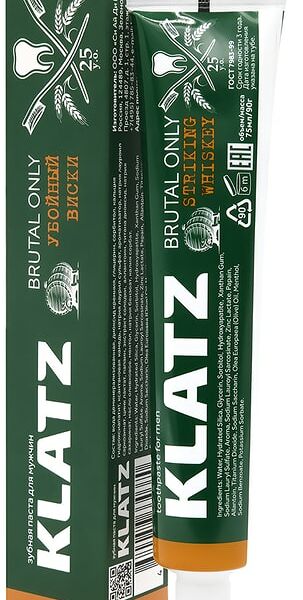 Зубная паста Klatz Brutal Only Убойный виски 75мл
