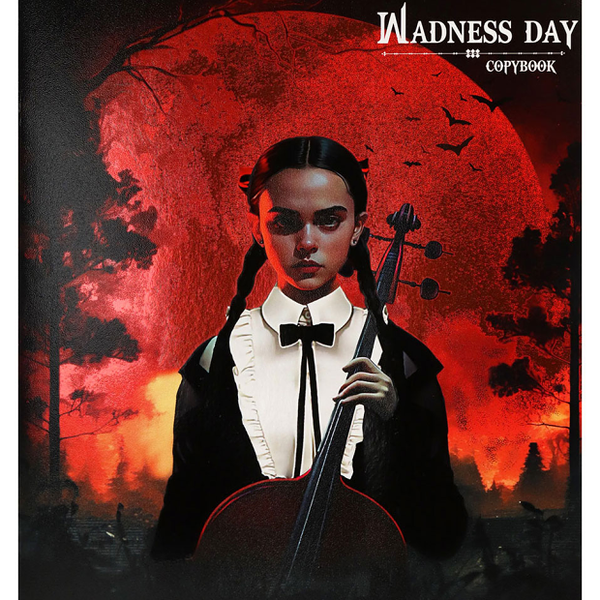 Тетрадь Collezione Wednesday madness в клетку А5 48 л, 1шт в ассортименте