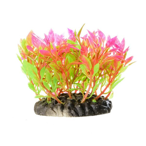 Растение куст красное 8см