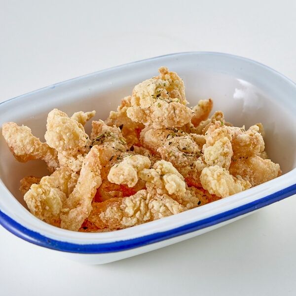 Попкорн из креветки с глазурью Васаби