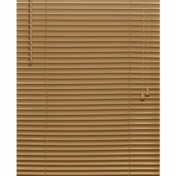 Жалюзи Эскар, горизонтальные, кассетные, бежевые, пластик, 60x160 см