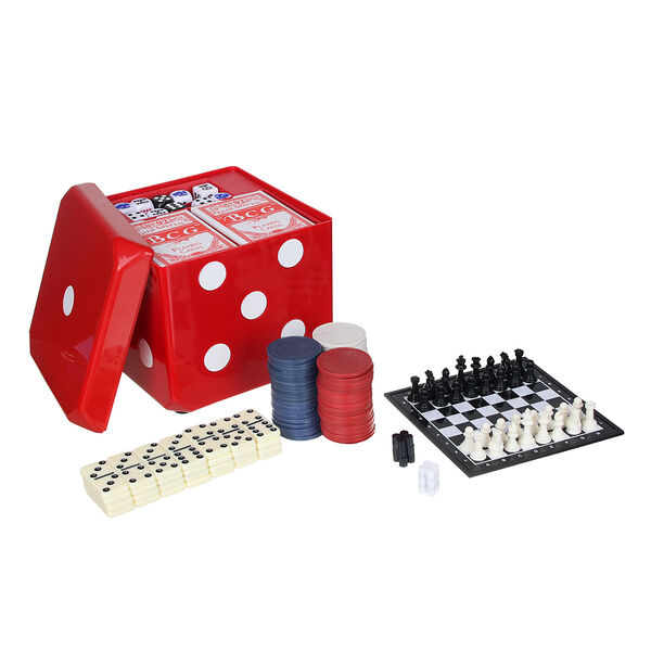 Ldgames набор магнитных игр 6 в 1, 15х15х15 см, пластик, бумага