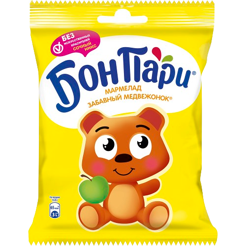 Жевательный мармелад БОН ПАРИ Забавный медвежонок 75г