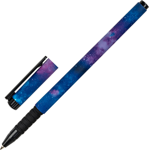 

Ручка шариковая BRAUBERG Space soft touch grip, синий, 0,7мм