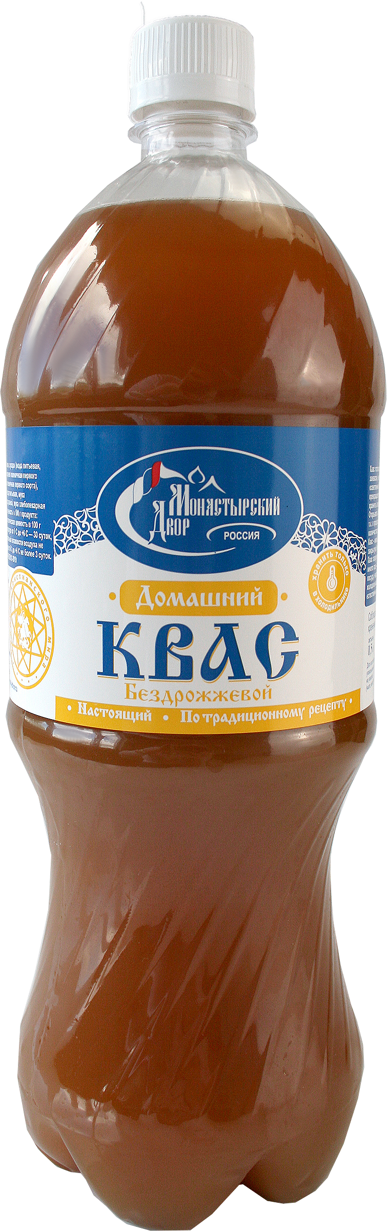 

Квас Монастырский двор Домашний, 1500 мл