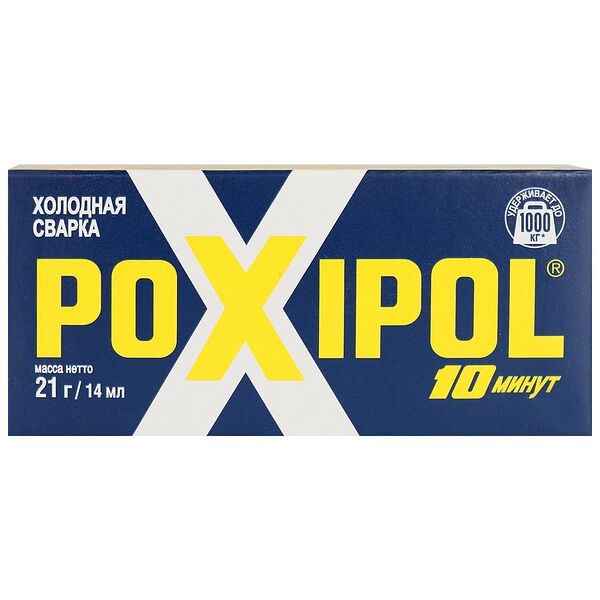 Клей эпоксидный Холодная сварка Poxipol, металлический, 7 мл, 2 шт
