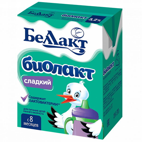 Продукт кисломолочный сладкий  для питания детей раннего возраста 