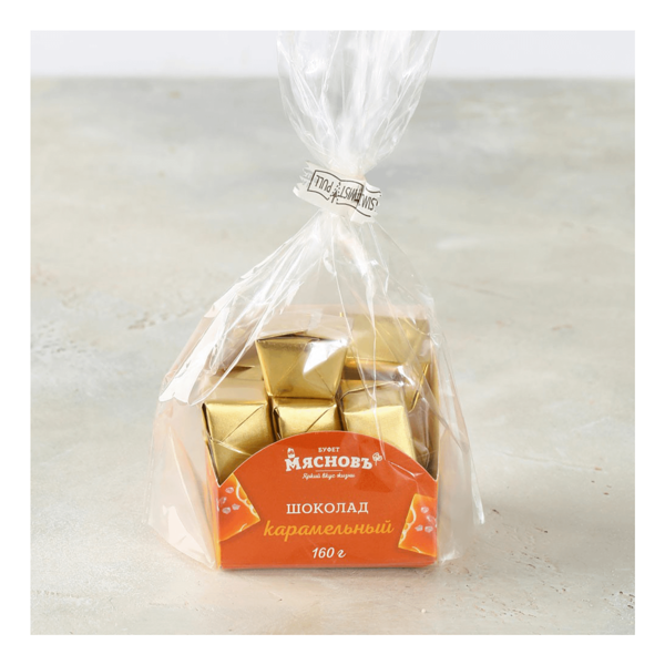 Конфеты из карамельного шоколада МясновЪ Буфет