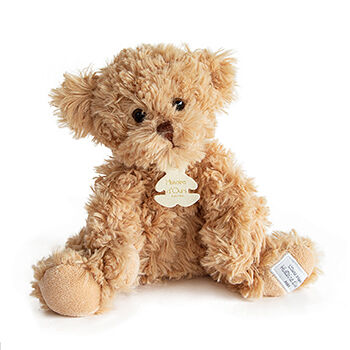 Игрушка мягкая Медведь кудрявый бежевый Histoire D'ours, 27 см, Франция