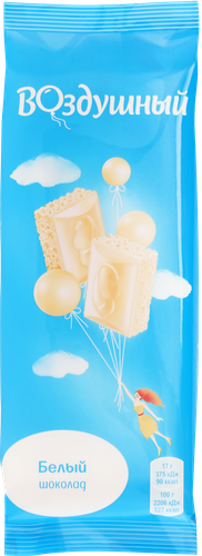 

Шоколад Воздушный белый пористый 85 г