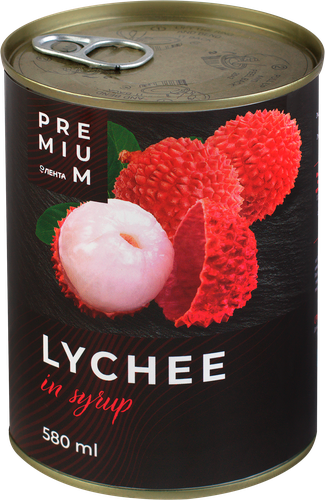 

Личи ЛЕНТА PREMIUM в сиропе, 580мл