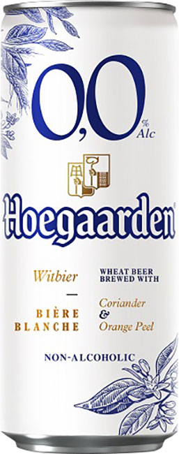 

Пивной напиток Hoegaarden Blanche безалкогольный светлый 0.33 л