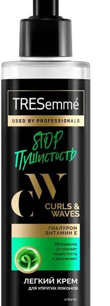 Крем для волос TRESemme Stop Пушистость для кудрявых и пушистых Curls and Waves несмываемый уход без утяжеления 160мл