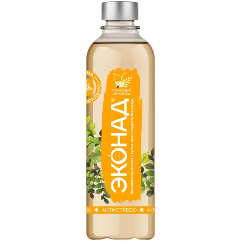

Напиток безалкогольный Эконад Антистресс среднегазированный на основе молочной сыворотки 500 мл