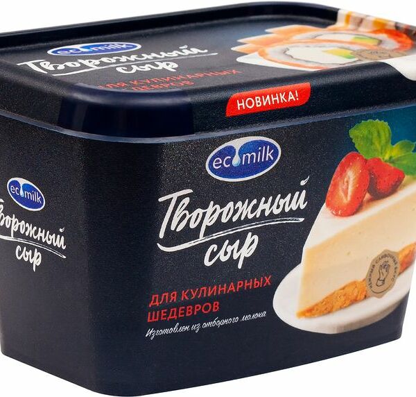 Сыр творожный Экомилк 60%, 400г