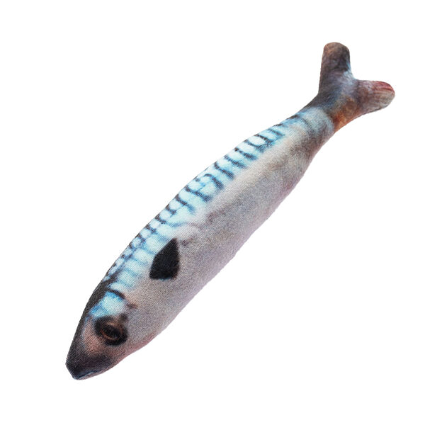 Игрушка для кошек FOXIE Скумбрия с валерианой и кошачьей мятой