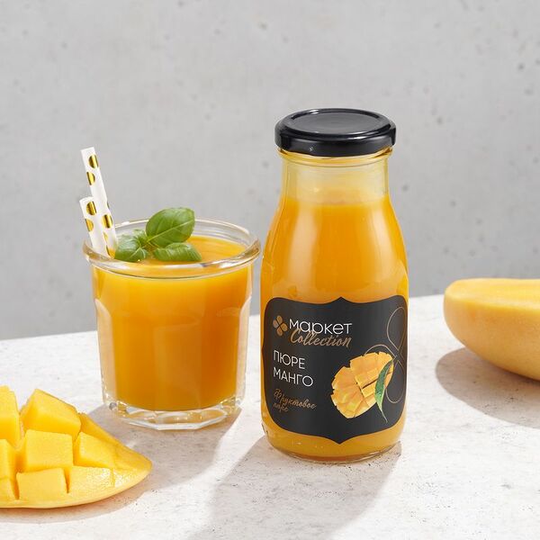 Пюре манго фруктовое пастеризованное Market Collection, 250мл