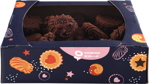 

Печенье Лента Fresh Венское шоколадное вес до 500 г