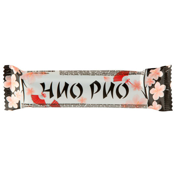 Шоколадный батончик чио рио 30 г в мягкой карамели