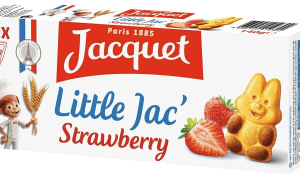 Пирожные Jacquet бисквитные с клубничной начинкой 140г
