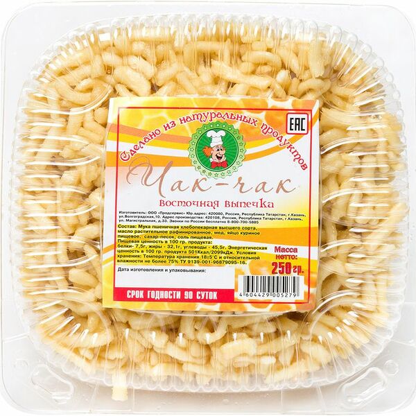 Чак-чак Продсервис с мёдом, 250г