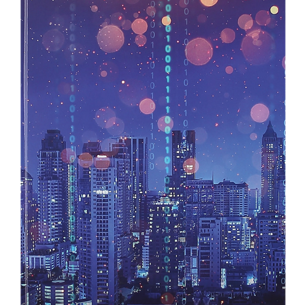 Книга для записей Listoff А4 Ночной город,100 л