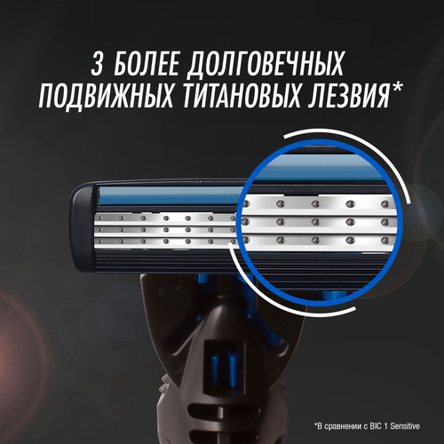 

Сменные кассеты для бритья Bic Hybrid Flex 3 4 шт.