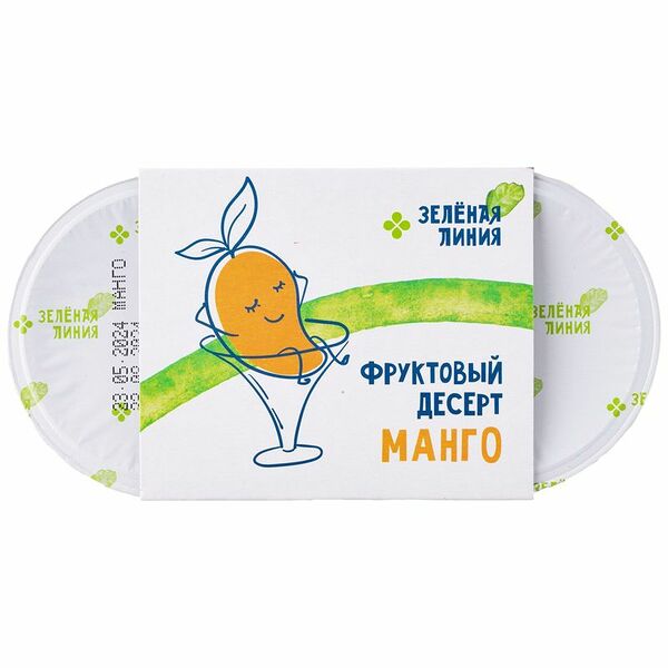 Десерт Манго Зелёная Линия, 200г