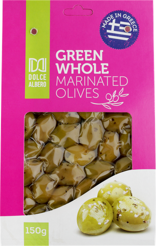 

Оливки с косточкой DOLCE ALBERO с травами и чесноком
