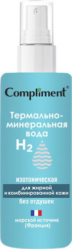 

Вода термально-минеральная Compliment для жирной и комбинированной кожи, 110 мл