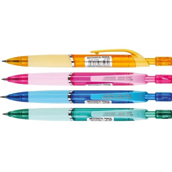Карандаш механический Centrum 2 мм с точилкой, 1 шт, цвет корпуса ассорти
