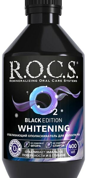 Ополаскиватель для полости рта R.O.C.S. Black Edition 400мл
