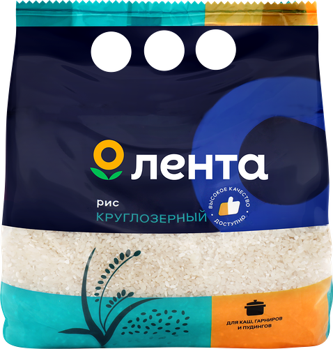Рис ЛЕНТА Круглозерный 1 сорт