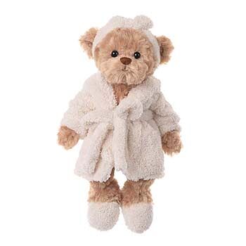 Игрушка мягкая «Медведица Sweetheart» в банном халате, Bukowski, 35 см, Швеция