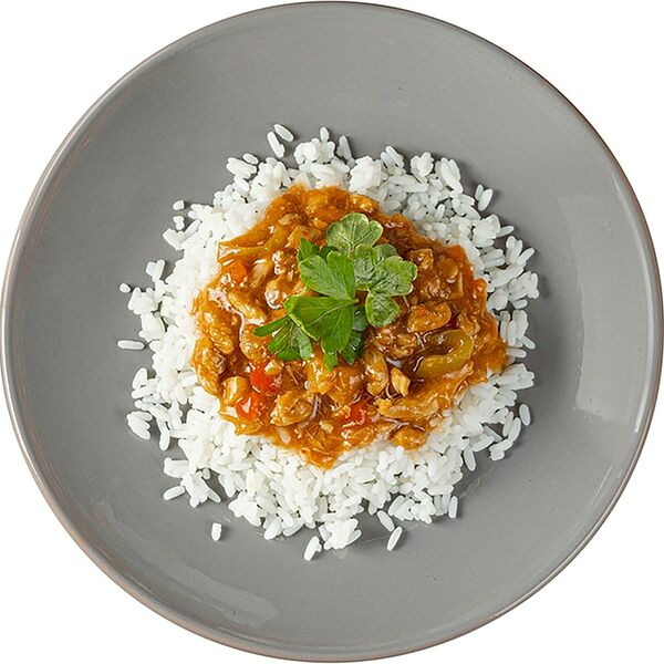 Рис Мираторг с курицей в кисло-сладком соусе 250г