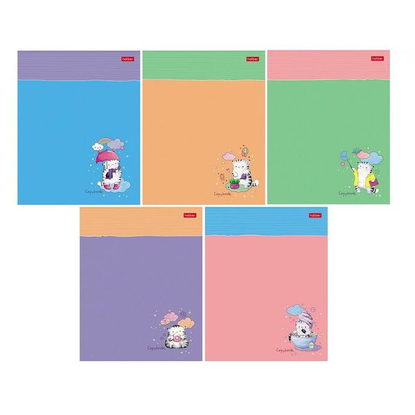 Тетрадь 48л А5 линия Приключения кота Пирожка на скобе 48Т5тВ2