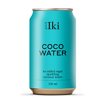 Вода кокосовая iki газированная натуральная 0.32л, Вьетнам