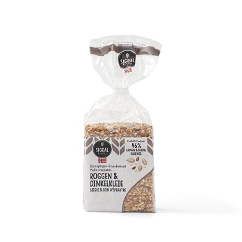 

Хлебцы ржаные Sigdal bakeri RUG AND SPELT BRAN 190г