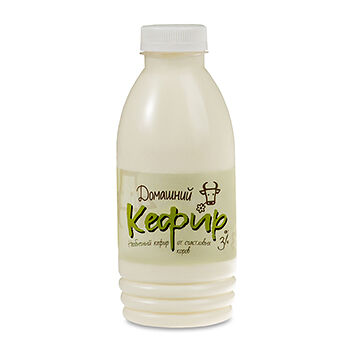Кефир «Домашний» 3%, КФХ «Сыроватский», 500 мл, Россия, БЗМЖ